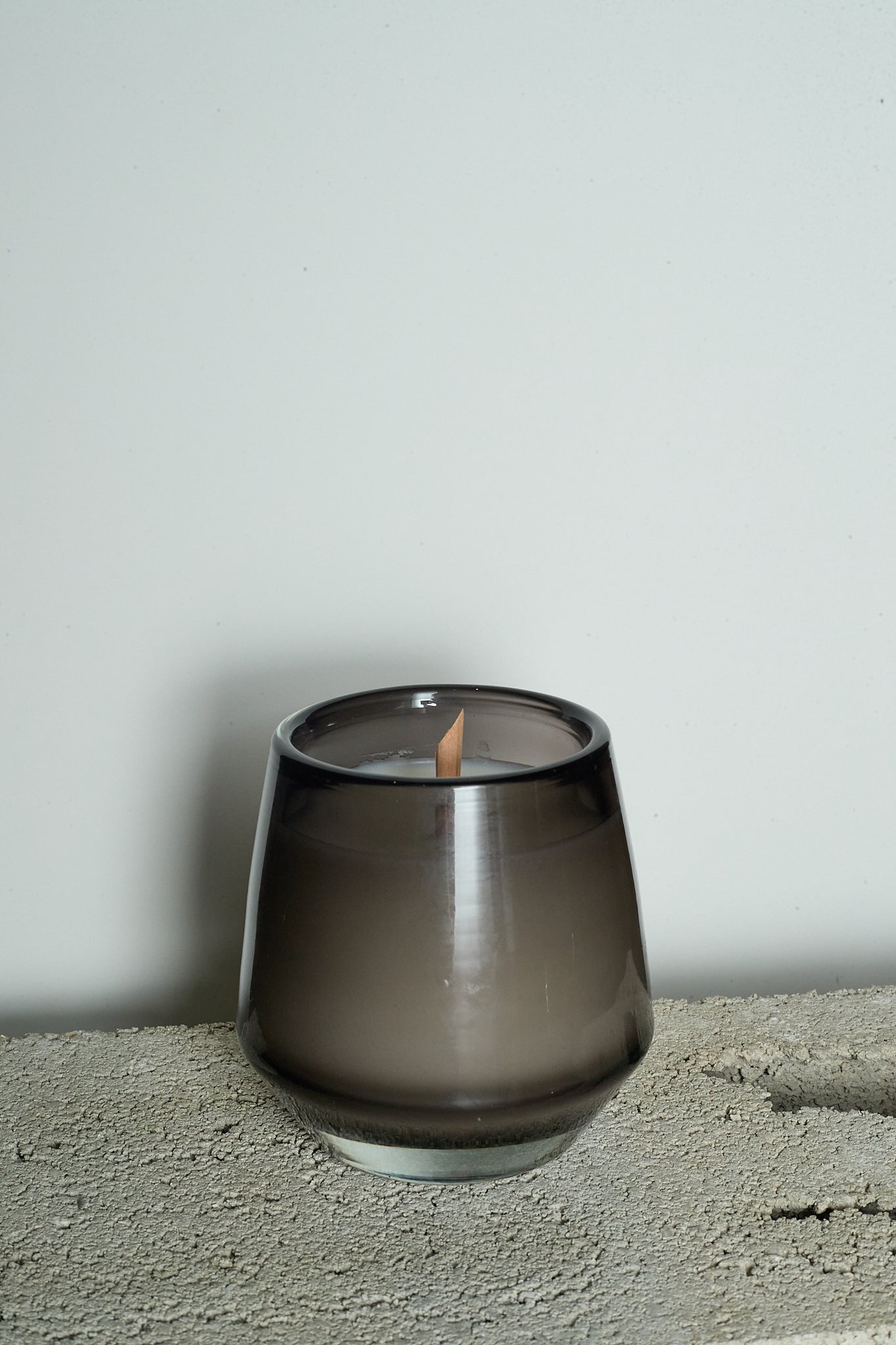TRAPEZOID MURANO GLASS CANDLE